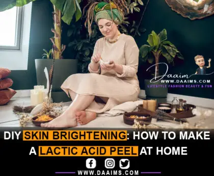 DIY Skin Brightening: How To Make A Lactic Acid Peel At Home